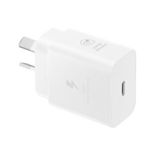 Samsung 25W GaN USB-C Fast Wall Charger - White(EP-T2510NWEGAU)