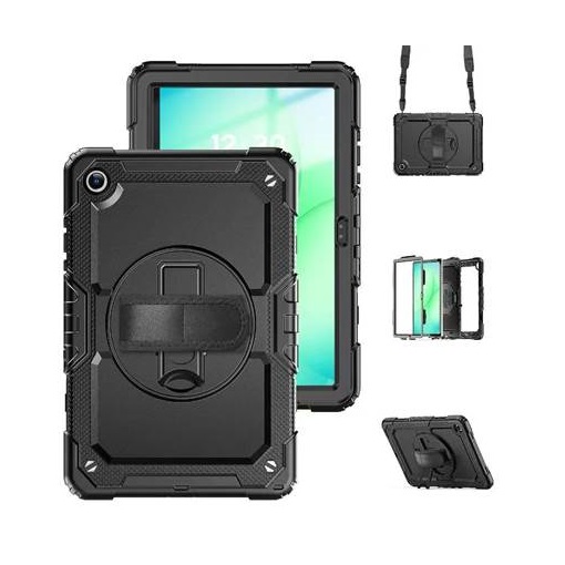 USP Rugged Samsung Galaxy A11/ Tab A9 (8.7") Case Black - Built-in-Kickstand