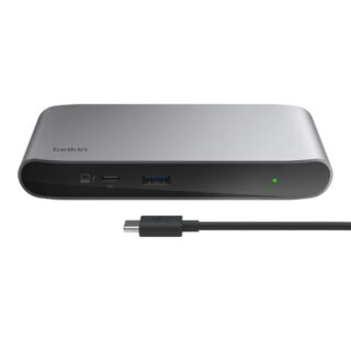 Belkin Connect Thunderbolt 4 (5-in-1) Core Hub + 150W PSU - Space Grey (INC013AUSGY)