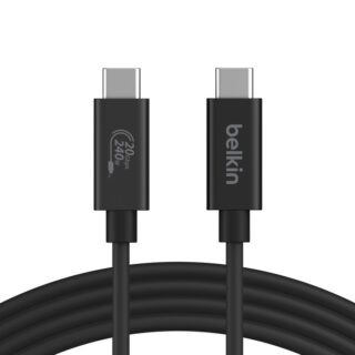 Belkin Connect USB4 USB-C to USB-C Cable (1.2M) - Black (INZ004TT1.2MBK)