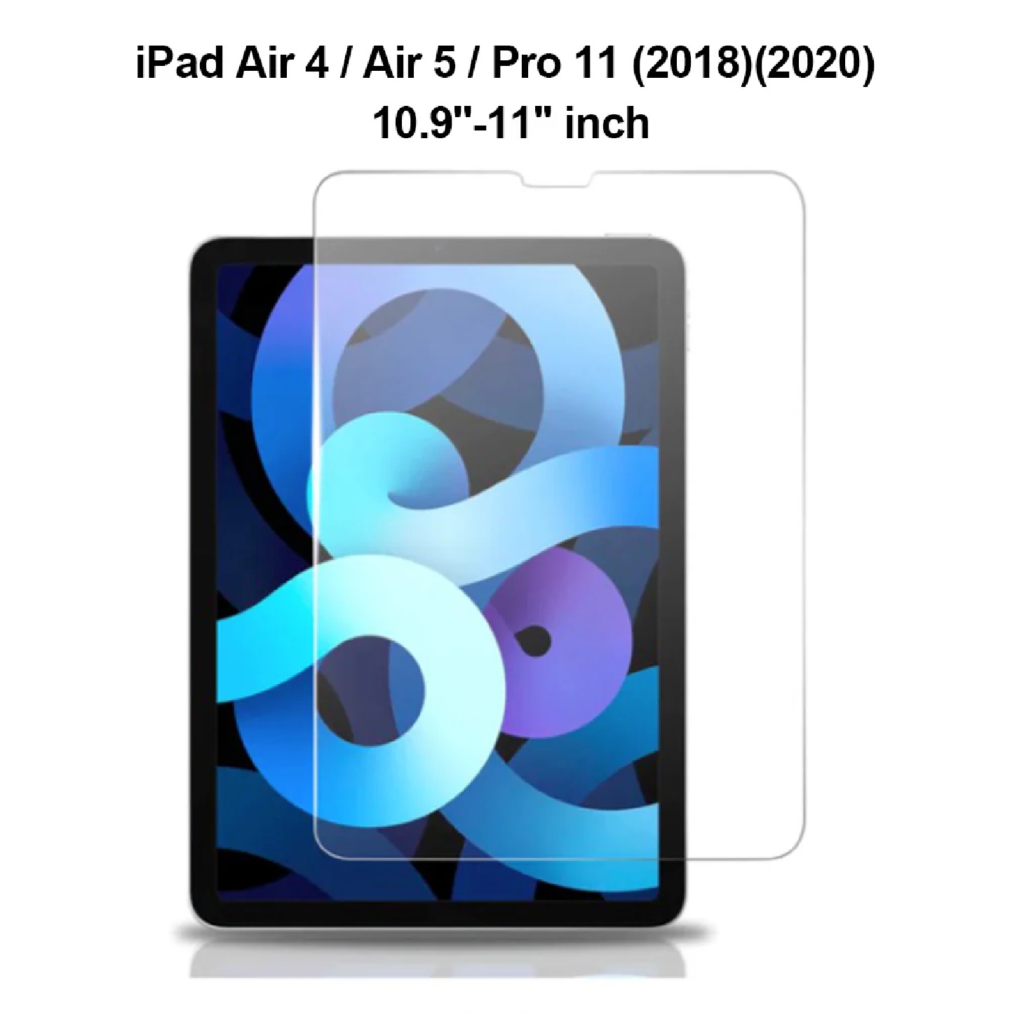 USP Apple iPad Air (10.9") (5th/4th Gen) / iPad Pro (11") (4th/3rd Gen) 2.5D Tempered Glass Screen Protector Clear - 9H Hardness