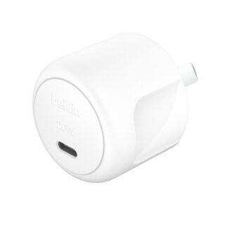 Belkin BoostCharge Compact 20W USB-C (PD 3.1) Wall Charger - White (WCA009auW)