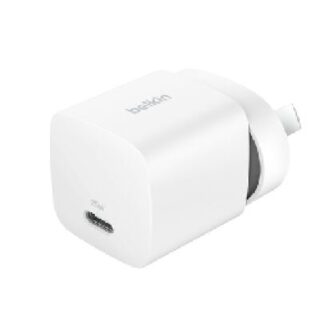 Belkin BoostCharge 25W USB-C PD 3.1 Cubic Wall Charger - White (WCA012auWH)
