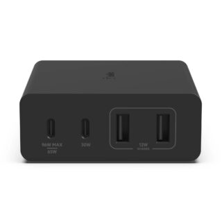 Belkin BoostCharge Pro 108W USB-C (PD 3.0) 4-Port GaN Wall Charger - Black (WCH010auBK)