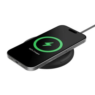 Belkin BoostCharge Wireless Charging Pad + USB-C to USB-C Cable (1.5M) - Black (WIA012fqBK)