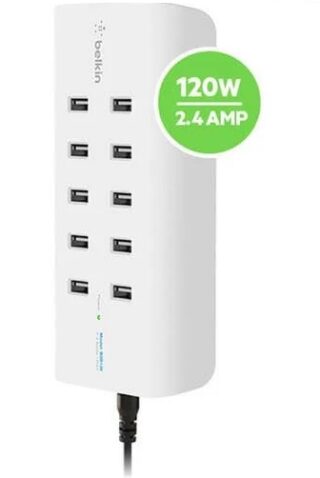 Belkin RockStar™ 10-Port USB-A Charging Station - White (B2B139au)