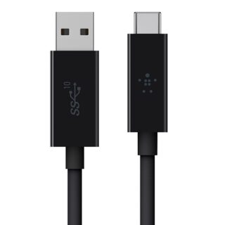 Belkin 3.1 USB-C to USB-A Cable (1M) - Black (F2CU029bt1M-BLK)