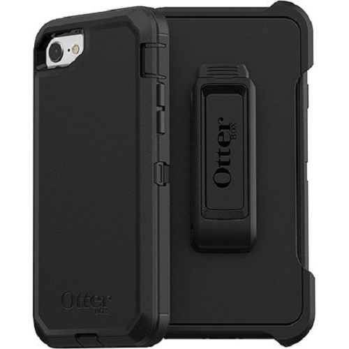 OtterBox Defender Apple iPhone SE (3rd 2nd Gen) and iPhone 8/7 Case Black-(77-56603)