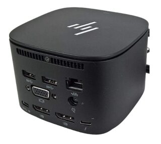 HP Dock G4 Thunderbolt 4 Docking Station - 120W Power Delivery 4xDisplays 2xDP 1xHDMI 3xUSB-A 2xUSB-C 1xTB4 2.5GbE RJ45 for HP Notebook PC