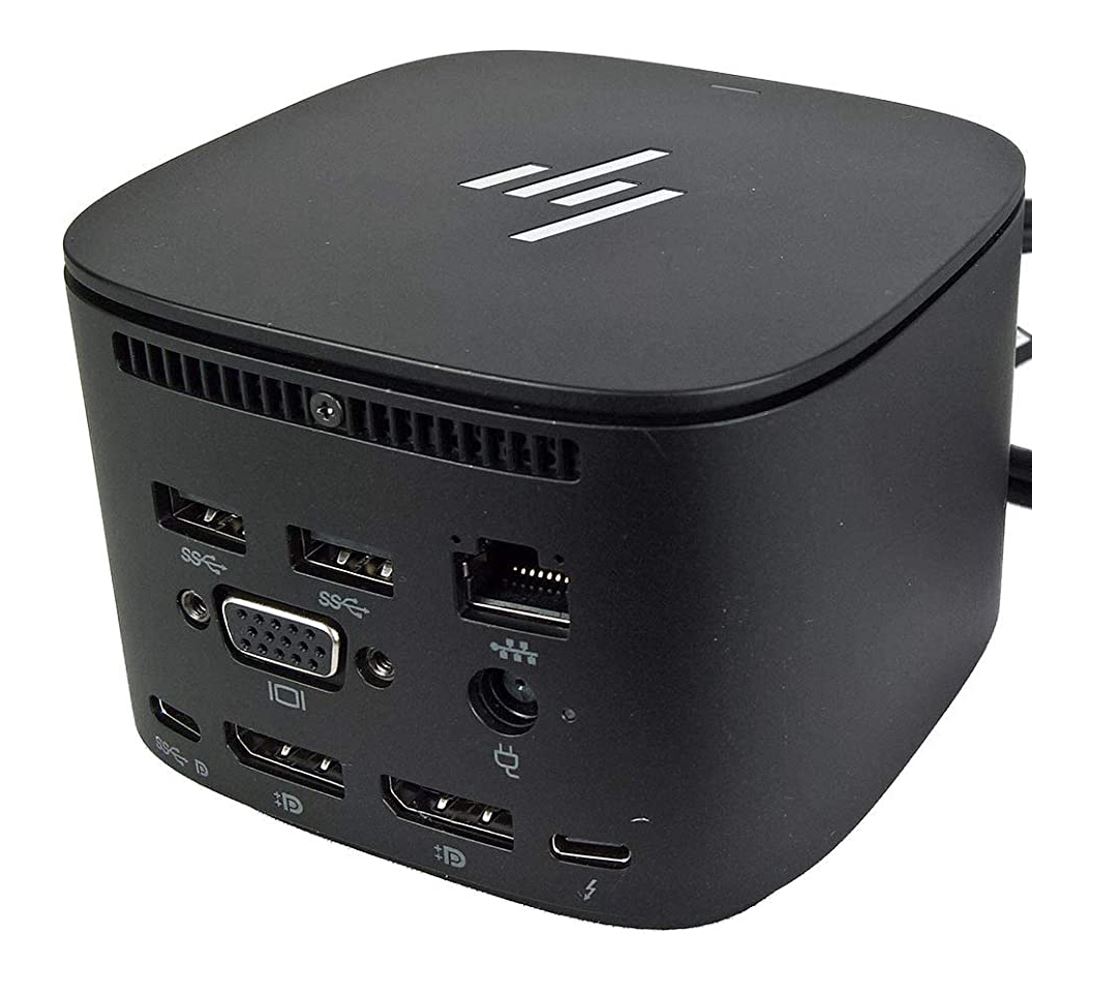 HP Dock G4 Thunderbolt 4 Docking Station - 120W Power Delivery 4xDisplays 2xDP 1xHDMI 3xUSB-A 2xUSB-C 1xTB4 2.5GbE RJ45 for HP Notebook PC