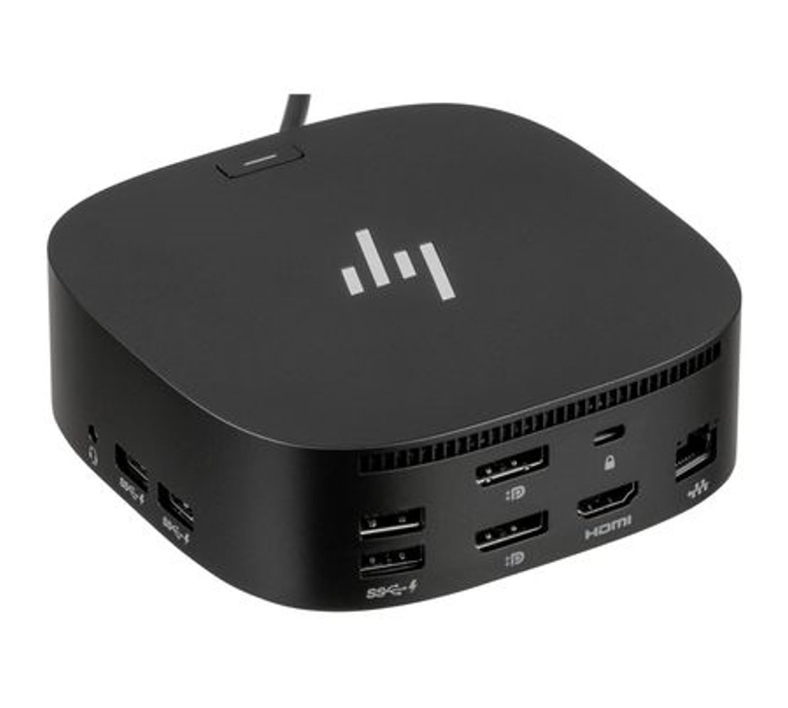 HP Dock G2 USB-C Universal Docking Station - 100W Power Delivery 3xDisplays or 2x4K 2xDP 1xHDMI 4xUSB-A 1xUSB-C RJ45 Audio Combo for HP Notebook PC