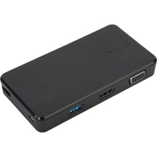 Targus USB 3.0 USB-C Dual Travel Dock Connects 2 monitors