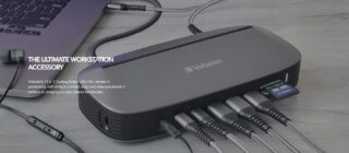 (LS)Verbatim 4K USB-C Triple Monitor Docking Station - 70W Power Delivery 13-in-1