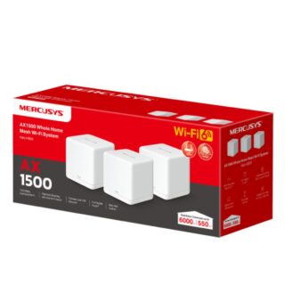 Mercusys Halo H60X(3-pack) AX1500 Whole Home Mesh Wi-Fi 6 System