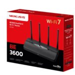 Mercusys MR27BE BE3600 Dual Band Wi-Fi 7 Router (WIFI7) 688 Mbps at 2.4GHz