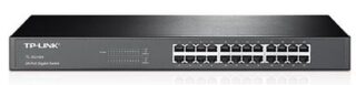 TP-Link TL-SG1024 24-Port Gigabit 19" Rackmountable Unmanaged Switch energy-efficient Supports MAC Plug play 48Gbps Switching Capacity
