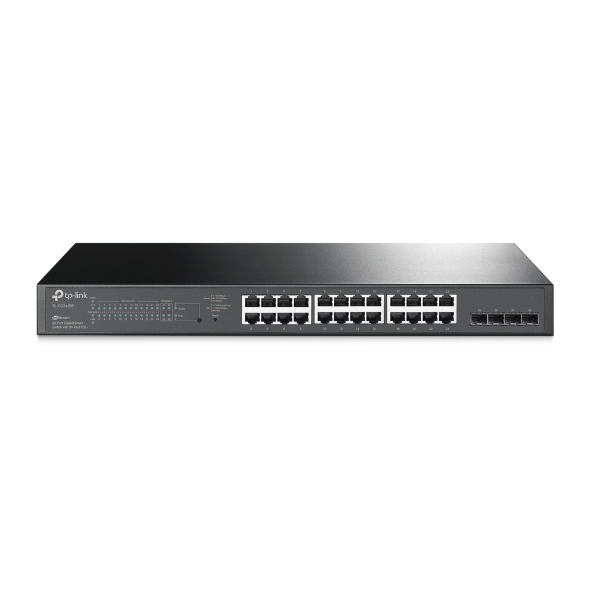 TP-Link SG2428P JetStream 28-Port Gigabit Smart Switch 24-Port PoE+ 4 Gigabit SFP