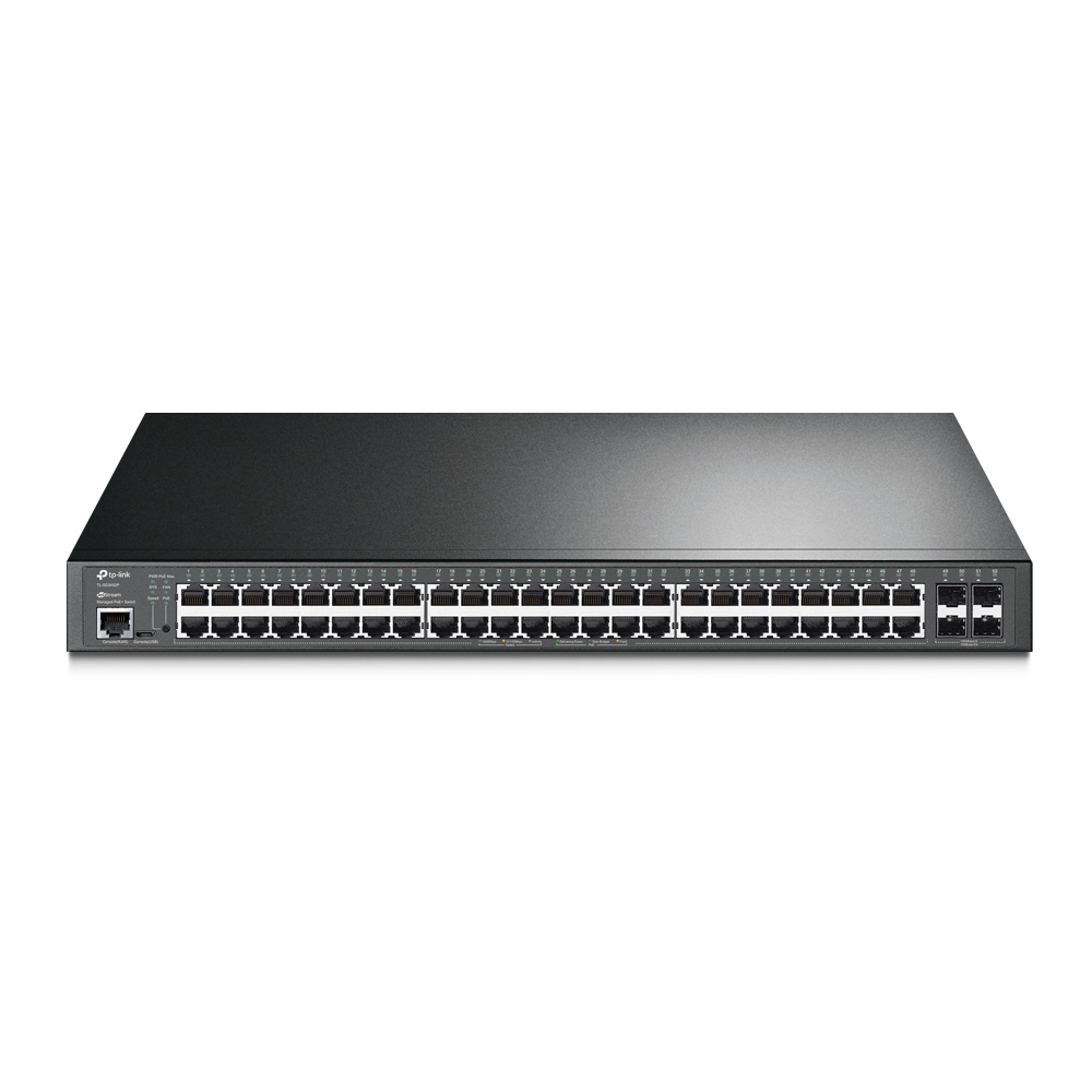TP-Link SG3452P Omada 52-Port Gigabit L2+ Managed Switch with 48-Port PoE+
