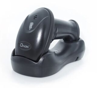 Oxhorn Wireless 2.4G Bluetooth 5.0 2D Barcode Scanner Commercial Grade USB Fast reliable PlugPlay 5V 1A  Sensor Pixel rechargeable battery Black
