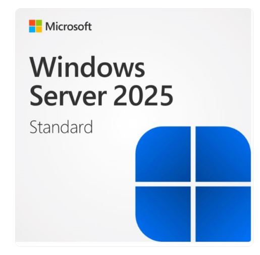 Microsoft Windows Server 2025 Standard English 1pk DSP OEI 16 Core No Media No Key Tracking ID in pack to activate