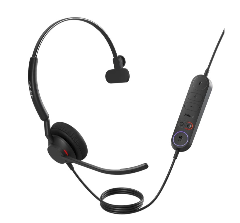 Jabra Engage 40 (Inline Link) MS Teams Mono USB-C/A Corded Headsets