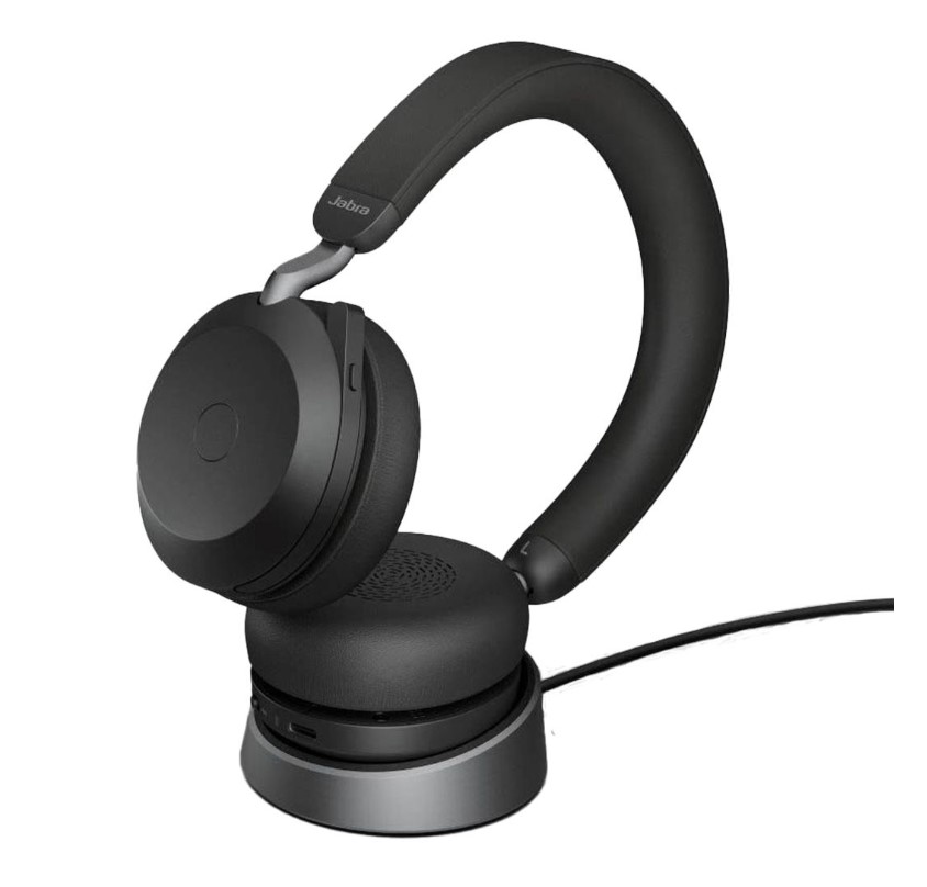 Jabra Evolve2 75 USB-C Link380c MS Stereo Stand Black