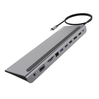 mbeat® Elite Triple Display USB-C Docking Station with 100W Power Delivery 1xHDMI