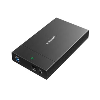 mbeat® C1 Tool-Free USB 3.0 3.5" 2.5" SATA HDD Enclosure - Black Data Speed: Maximum up to 5Gbp Product Weight: 121g DC Power: +12V/2A Power Supply