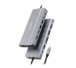 mbeatĀ® Elite X14 Triple 4K Display Multi-Port USB-C Hub USB-C 3.2 Gen 2 Ć 1
