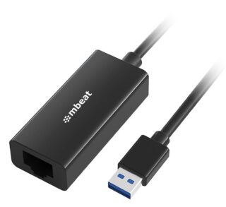 (LS) mbeat® USB 3.0 Gigabit Etherent Adapter - Black RJ45