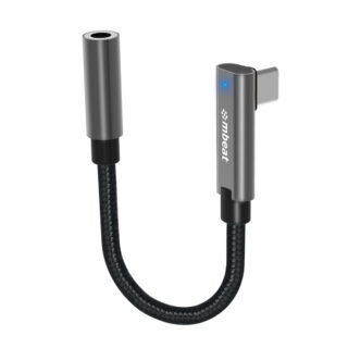 mbeat® Elite USB-C to 3.5mm Audio Adapter - Add Headphone Audio Jack to USB-C Computers