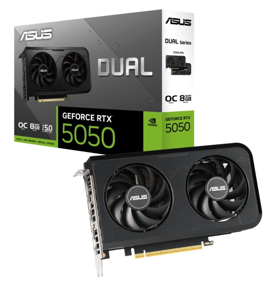 ASUS nVIDIA GeForce DUAL RTX5050 8GB GDDR6 OC Edition