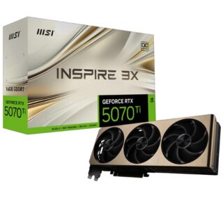 MSI nVidia GeForce RTX™ 5070 Ti 16G INSPIRE 3X OC