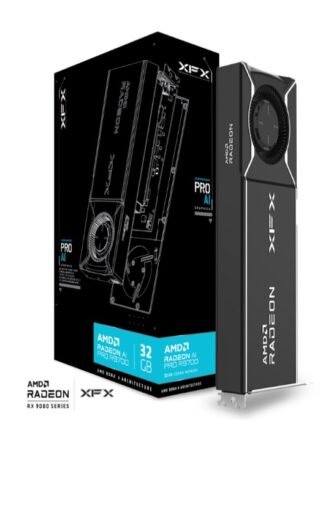 XFX AMD Radeon AI Pro R9700 Blower 32GB GDDR6 4xDP