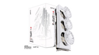 XFX Mercury AMD Radeon RX 9070XT OC White Magnetic Air Edition with RGB 16GB GDDR6 HDMI 3xDP
