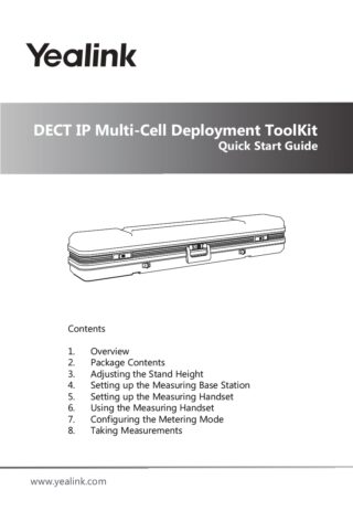Yealink DECT-DK,  DECT IP Multi-Cell Deployment ToolKit, Black