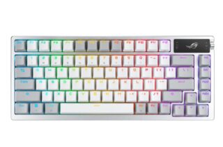 ASUS ROG AZOTH/US/PBT/WHT  (Snow Switch) Gaming Keyboard