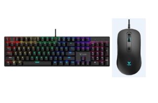 RAPOO V128S Backlit Mechanical Gaming Keyboard  Optical Gaming Mouse