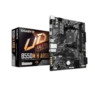 Gigabyte B550M H ARGB Micro-ATX AMD B550 motherboard with AM4 support