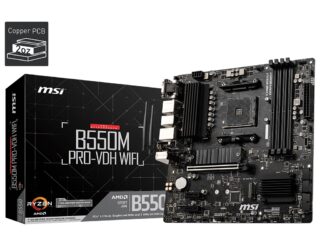 MSI B550M PRO-VDH WIFI Motherboard AMD Ryzen AM4