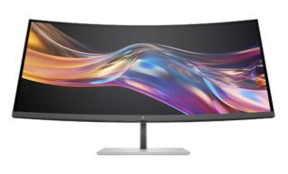 HP Series 7 Pro 738PU 38" Curved 4K WQHD Thunderbolt IPS Monitor 3840x1600 21:9 5ms Height Adjust Tilt Swivel Pivot HDMI DP USB-C VESA 3yrs