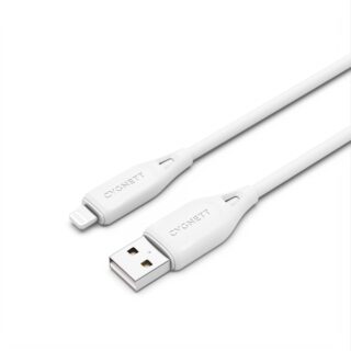Cygnett Essentials Lightning to USB-A (2.0) Cable (1M) - White (CY4700PCCAL)