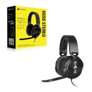 Corsair HS55 STEREO Wired Gaming Headset - Carbon
