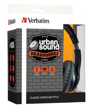 Verbatim Stereo Headphone 3.5mm - Black