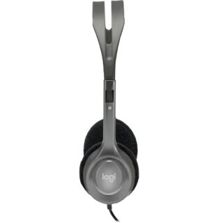 (LS) Logitech H110 Stereo Headset Over-the-head Headphones 3.5mm Versatile Adjustable Microphone for PC Mac