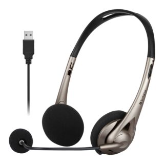 Verbatim Multimedia Headset with Boom Mic Headphone