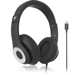 Verbatim Audio Headphone Mic Classic Type C - Black
