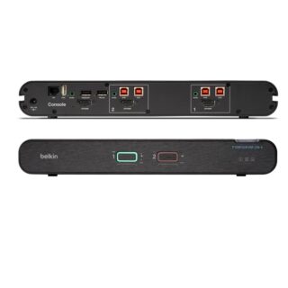 Belkin Universal 2nd Gen Secure KVM Switch w/ CAC - Black (F1DN102KVM-UN-4)