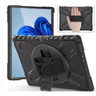 USP Rugged Microsoft Surface 10 Pro Case Black - Built-in-Kickstand