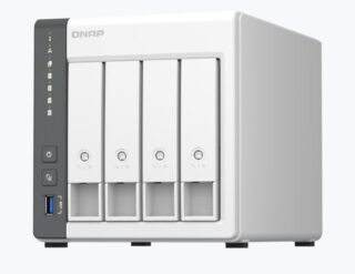 QNAP TS-433-4G 4 Bay NAS 64-bit ARM 4-core Cortex-A55 2.0GHz